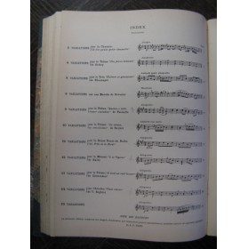 BEETHOVEN Bagatelles Variations et Pièces diverses Piano