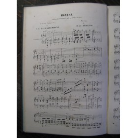 F. DE FLOTOW Martha Opéra Chant Piano ca1860