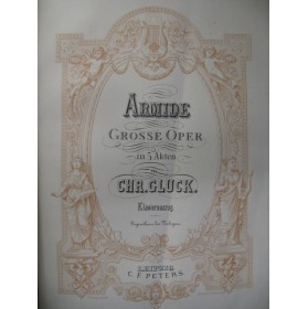 GLUCK C. W. Armide Opera 1882