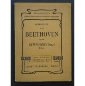 BEETHOVEN Symphonie No 4 Orchestre