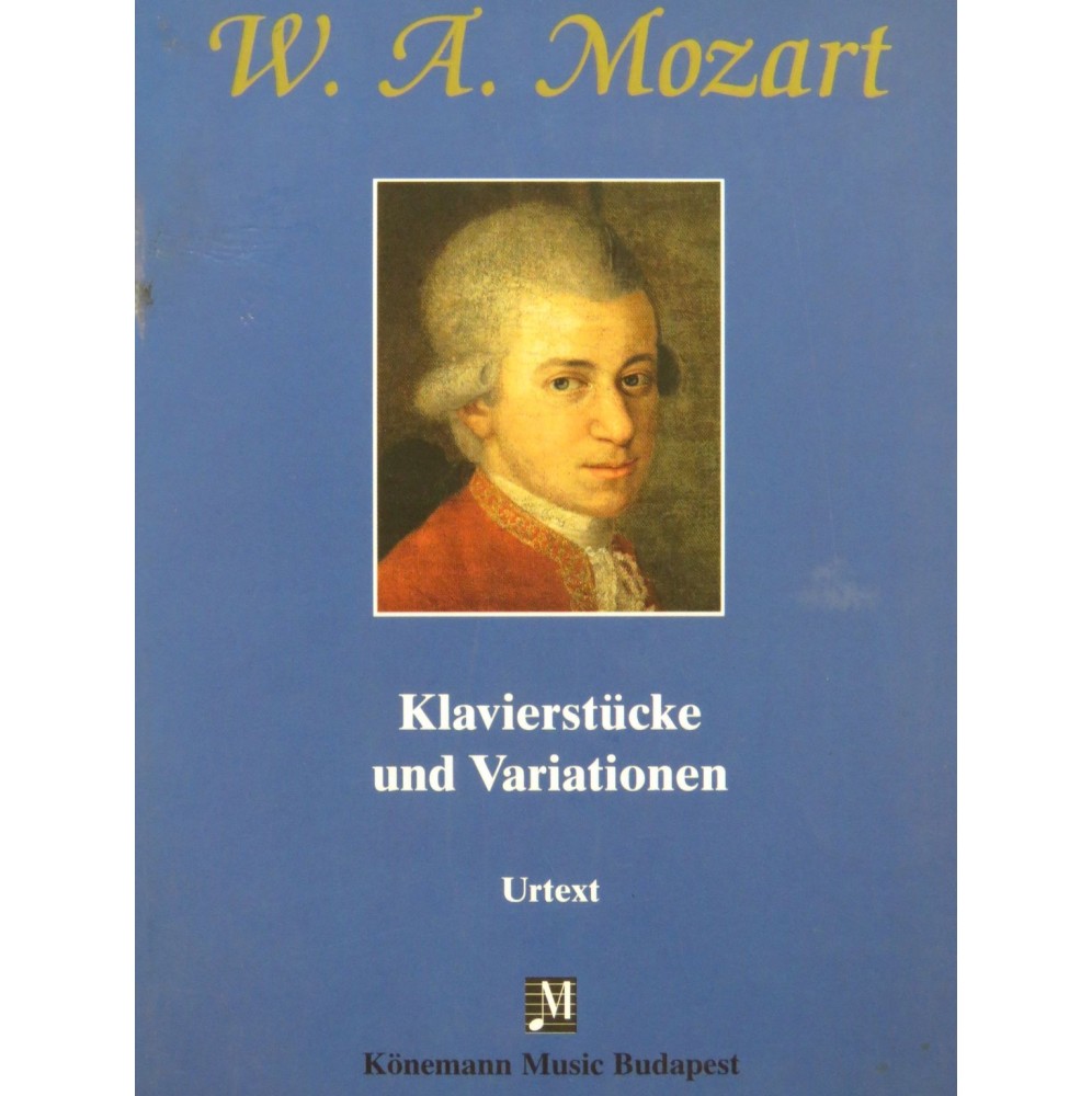 MOZART W. A. Klavierstücke und Variationen Piano 1999