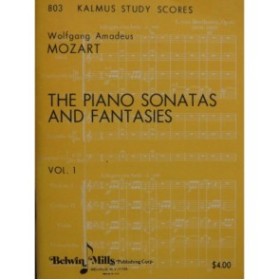MOZART W. A. The Piano Sonatas and Fantasies Vol 1  Piano 1968