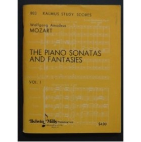 MOZART W. A. The Piano Sonatas and Fantasies Vol 1 Piano 1968