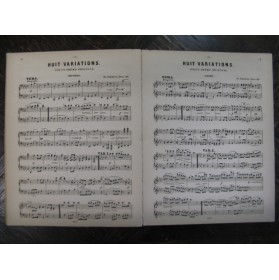 SCHUBERT F. Compositions Piano 4 mains ca1875