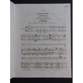 TADOLINI Giovanni L'Eco Di Scozia Chant Piano ca1840