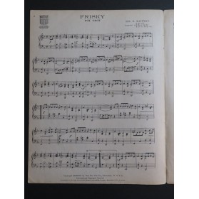 KAUFMAN Mel B. Frisky Piano 1919
