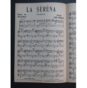 La Séréna Samba Emile Van Herck Piano ou Accordéon