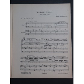 ROUSSEL Albert Petite Suite Pastorale Piano 4 mains 1929