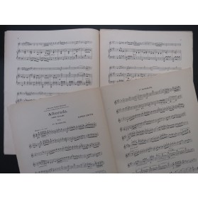 COTTIN Alfred Alborada Dédicace Mandoline Piano