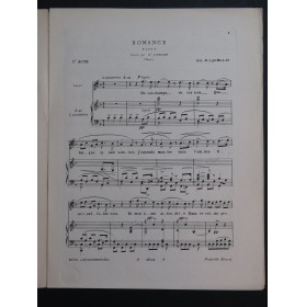 BOÏTO Arrigo Méphistophélès Romance Chant Piano 1883