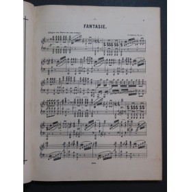 SCHUBERT Franz Compositions Piano XIXe siècle