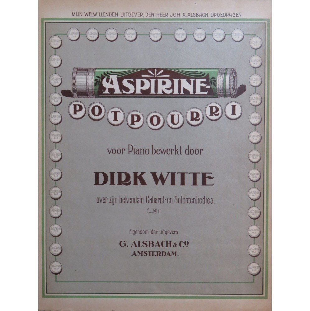 WITTE Dirk Aspirine-Potpourri Piano