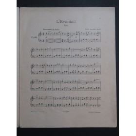 VAN GAEL Henri Chinoiseries L'Eventail Piano ca1905