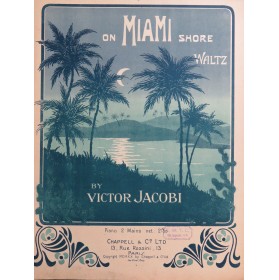 JACOBI Victor On Miami Shore Piano 1920