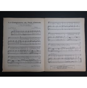 BERNADAC Lucienne La Complainte du Petit Chinois Chant Piano 1939