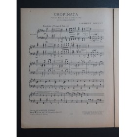 DOUCET Clément Chopinata Fantaisie Chopin Piano 1927