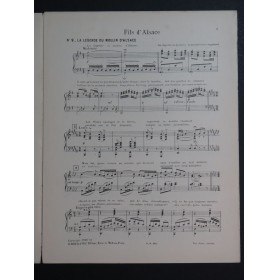 LÈMPÈRS Léo La Légende du Moulin d'Alsace Chant Piano 1916