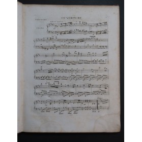 ROSSINI G. Tancredi Opéra en Italien Chant Piano ca1820