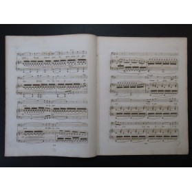 NIEDERMEYER Louis La Mer Dédicace Chant Piano ca1840