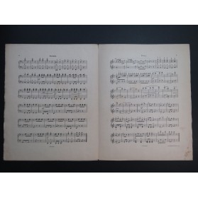 VAN GAEL Henri Pavots No 5 Le Petit Clairon Piano 4 mains 1900