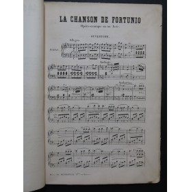 OFFENBACH Jacques La Chanson de Fortunio Opéra Chant Piano ca1861