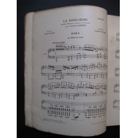 ERLANGER Camille La Sorcière Opéra Dédicace Chant Piano 1912