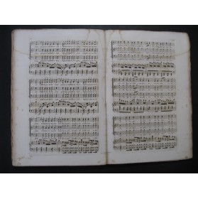 AUBER D. F. E. Zerline Opéra Chant Piano ca1851