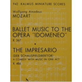 MOZART W. A. Ballet Idomeneo The Impresario Orchestre