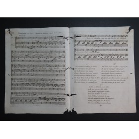 DEVIENNE François Air des Visitandines Chant Piano ou Harpe ca1795