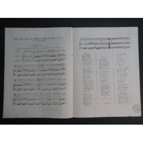 Le Tableau de Paris à 5 heures du matin Chant Piano ou Harpe ca1820