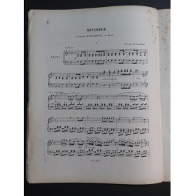 STREABBOG Louis Miserere de Verdi Piano XIXe