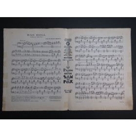 BROWN Nacio Herb Rag Doll Fox-Trot Piano 1928
