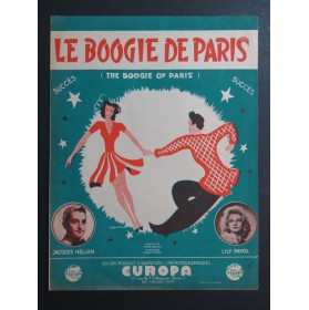 RANCUREL E. Le Boogie de Paris Chant Piano 1946