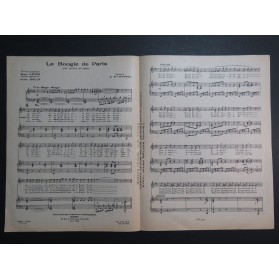 RANCUREL E. Le Boogie de Paris Chant Piano 1946