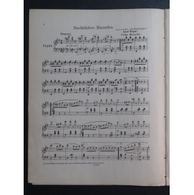 BAYER Josef Nachtfalter Piano 1898