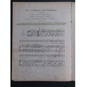ISOUARD Nicolo L'Intrigue aux Fenêtres No 5 Chant Piano ou Harpe ca1805
