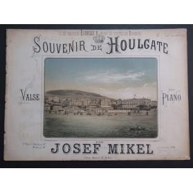 MIKEL Josef Souvenir de Houlgate Suite de Valses Piano ca1860