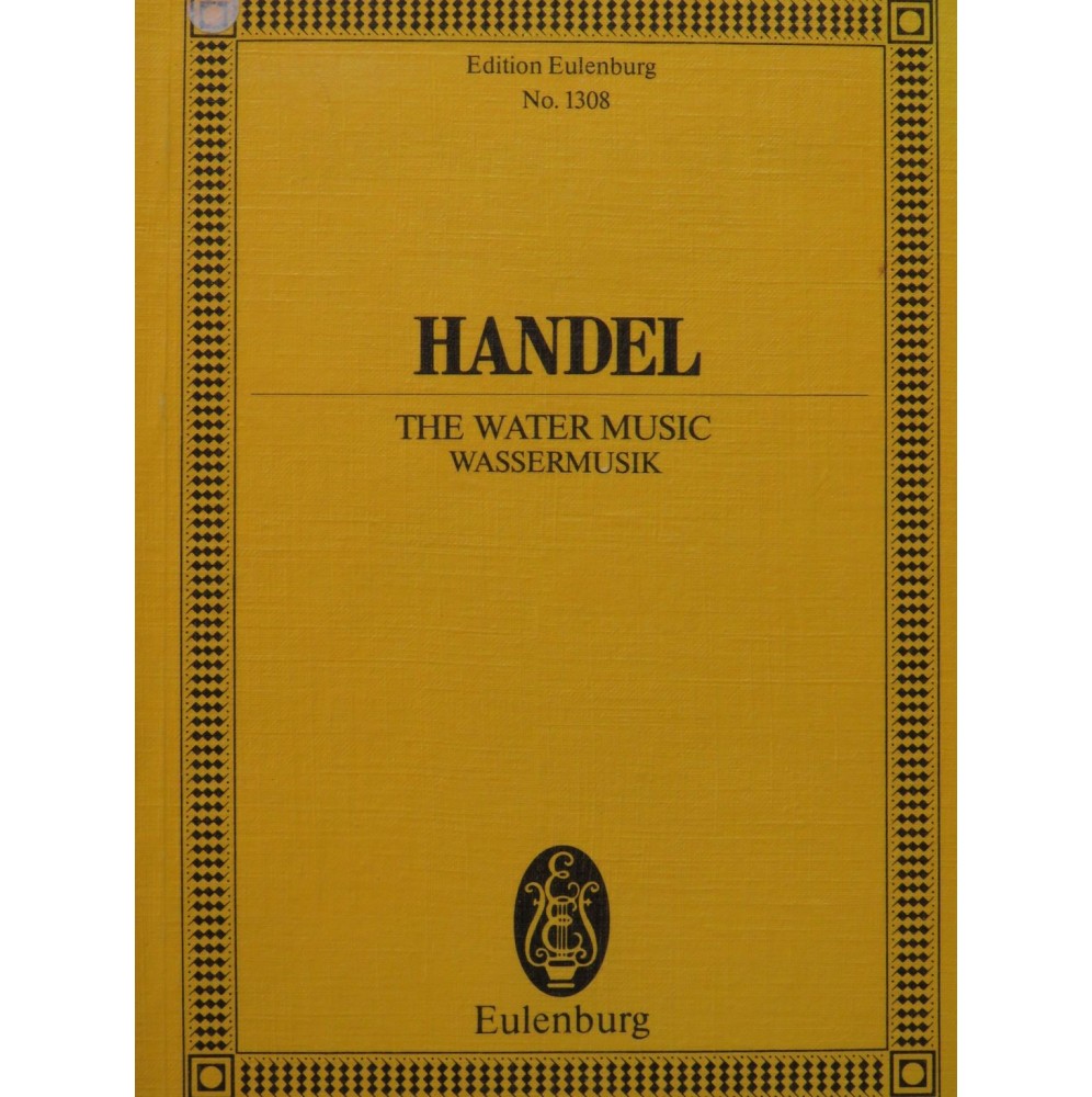 HAENDEL G. F. The Water Music Orchestre 1973