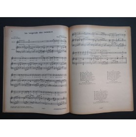 VARGUES Odette Au Fil des Heures Charmées Chant Piano 1947