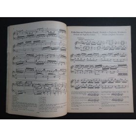 BACH J. S. BUSONI Klavierwerke Band XX Piano