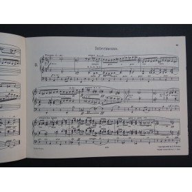 REGER Max Orgelstücke op 59 Heft 1 Pièces pour Orgue