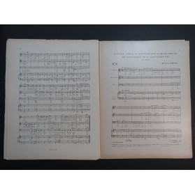 SCHÜTZ Heinrich Sept Pièces Chant Orgue 1911