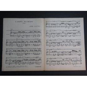 RAITER Léon Campo Florido Tango Piano Violon 1929