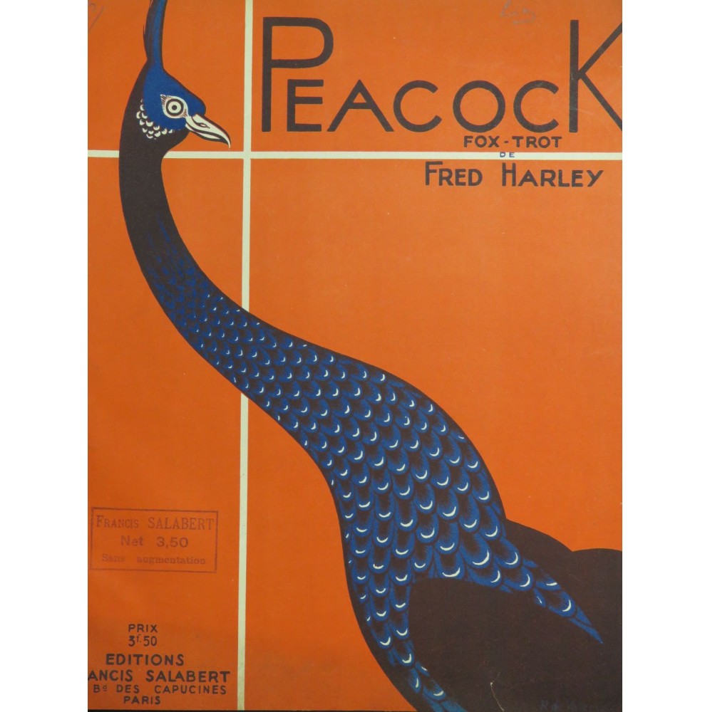 HARLEY Fred The Peacock Piano 1922