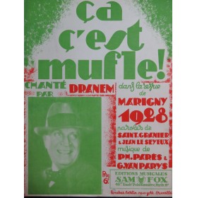 PARÈS Ph. VAN PARYS Georges Ça, c'est Mufle ! Chant Piano 1928