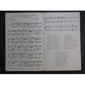 J'lutte pour la Vie P. Codini Chant Piano