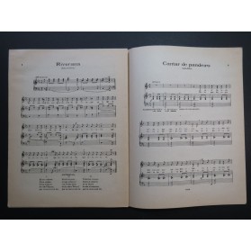 BENEDITO R. Canciones Populares Espanolas Chant Piano