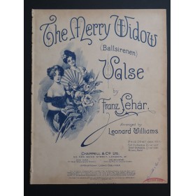 LEHAR Franz The Merry Widow Ballsirenen Piano 1907