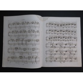 DURAND DE GRAU Les Clochettes op 18 Piano 4 mains ca1855