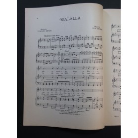 SNYDER Ted Ogalalla Chant Piano 1909